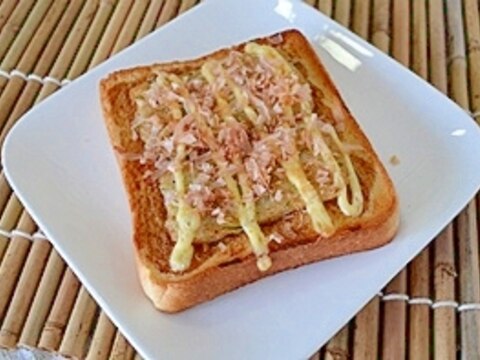 ◇ネギちりめん揚◆のお好み焼き風惣菜パン☆